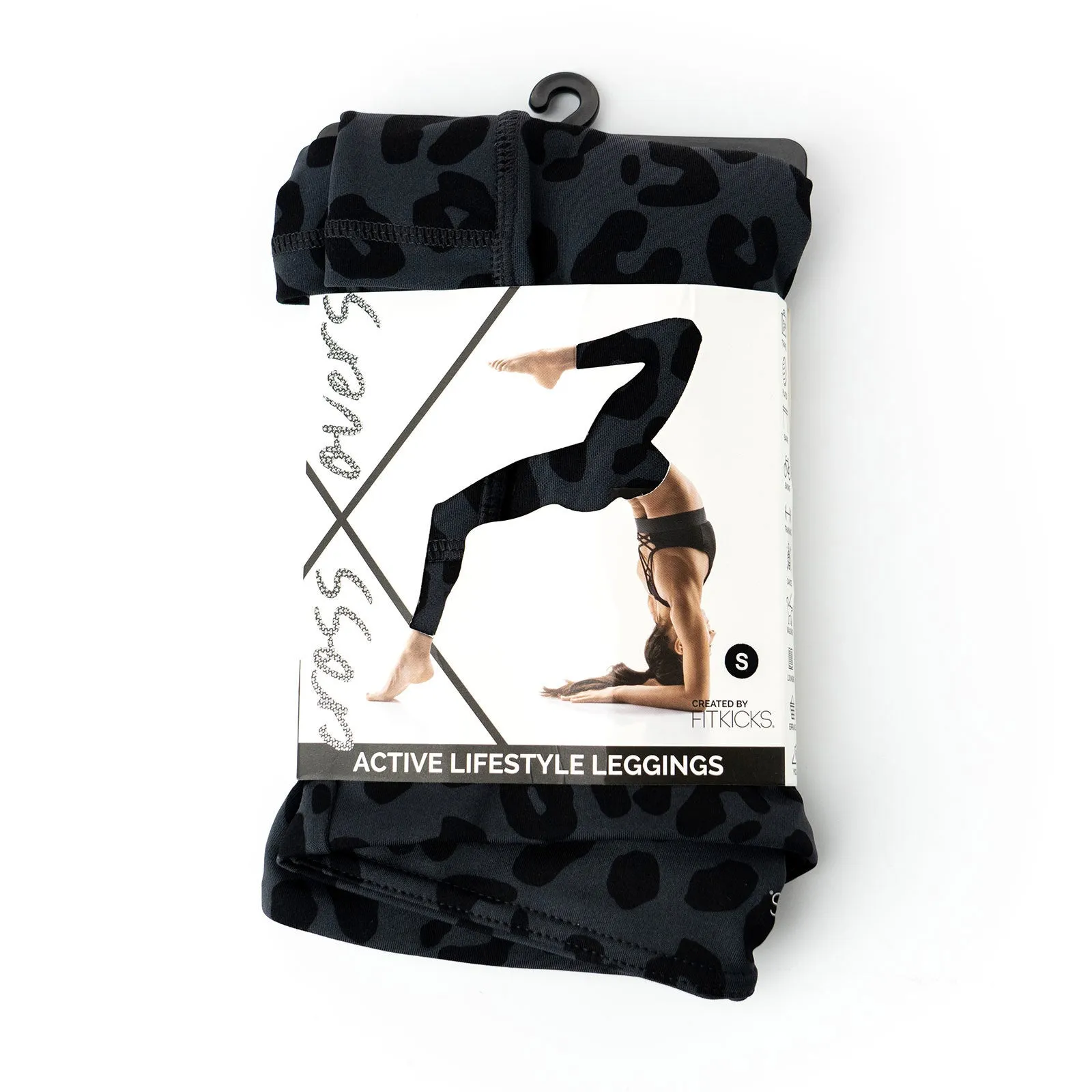 2 Colors - Fitkicks Crossover Leggings - Electric Jungle Collection