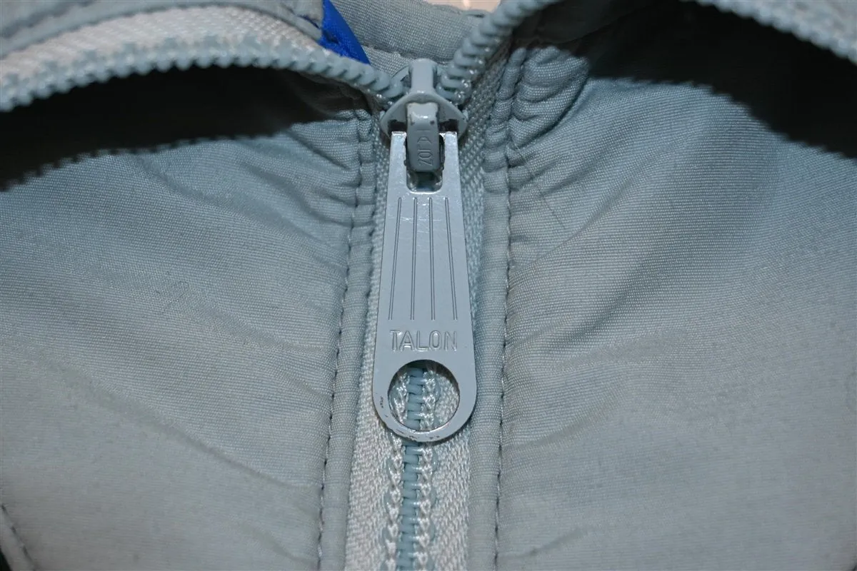 80s Ski Levi's Blue Chevron Stripe Winter Jacket Women's Medium