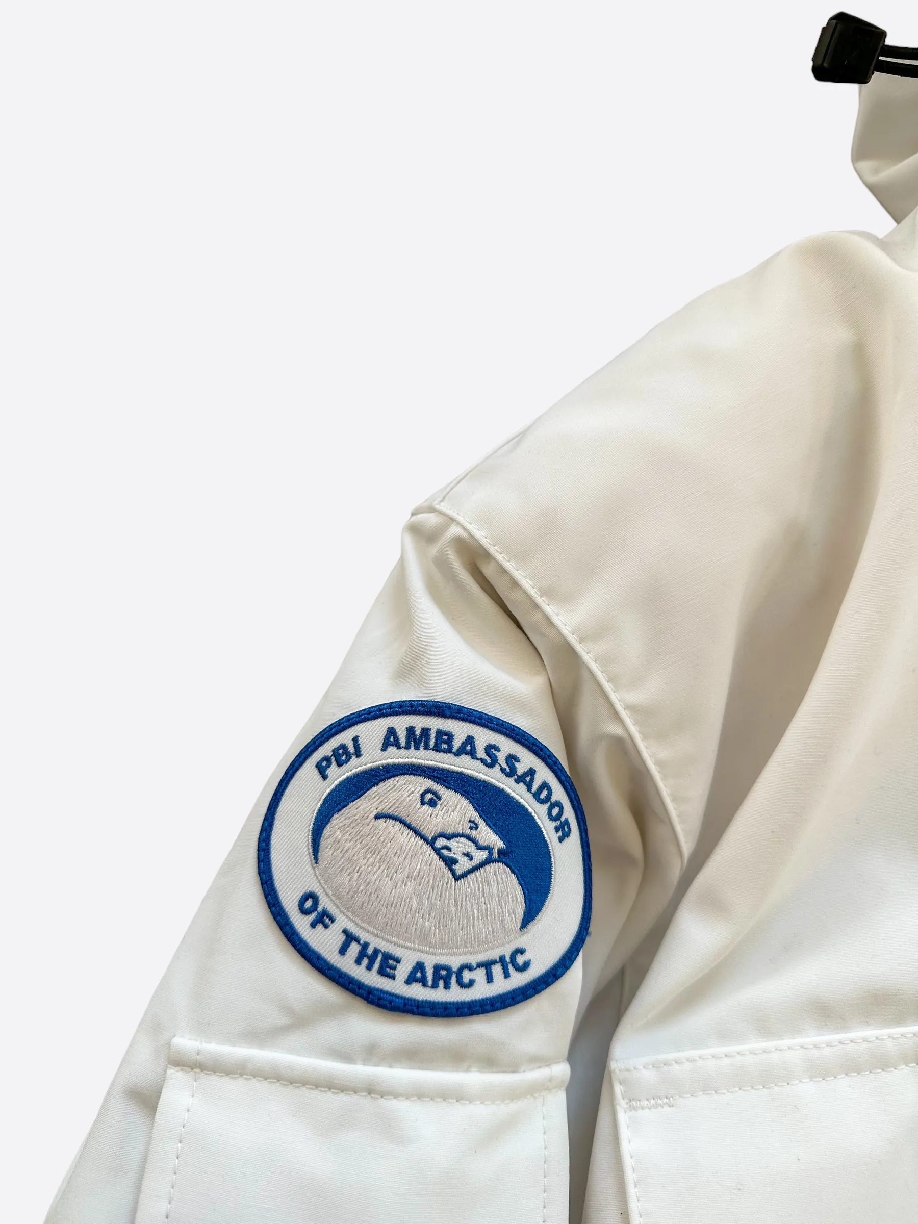 Canada Goose White PBI Expedition Men's Jacket