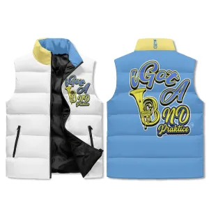iGot Band Praktice Unisex Lightweight All Over Collar Zip Up Puffer Vest