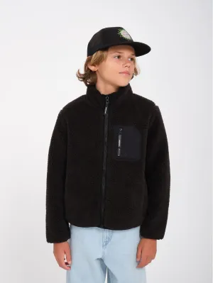 Muzzer Fuzzar Zip Sweatshirt- Black - (KIDS)