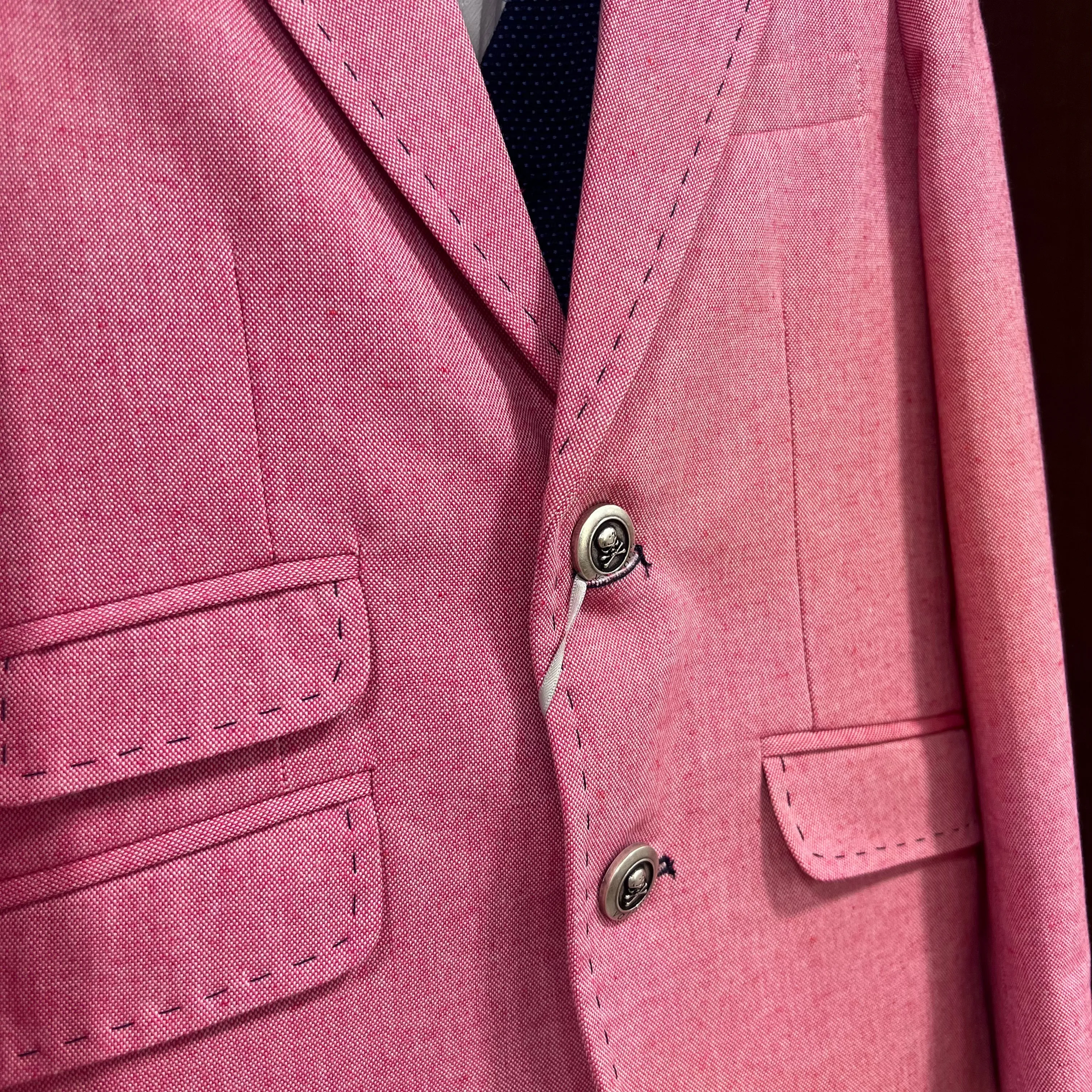 One Varones Boys Pale Red Blazer