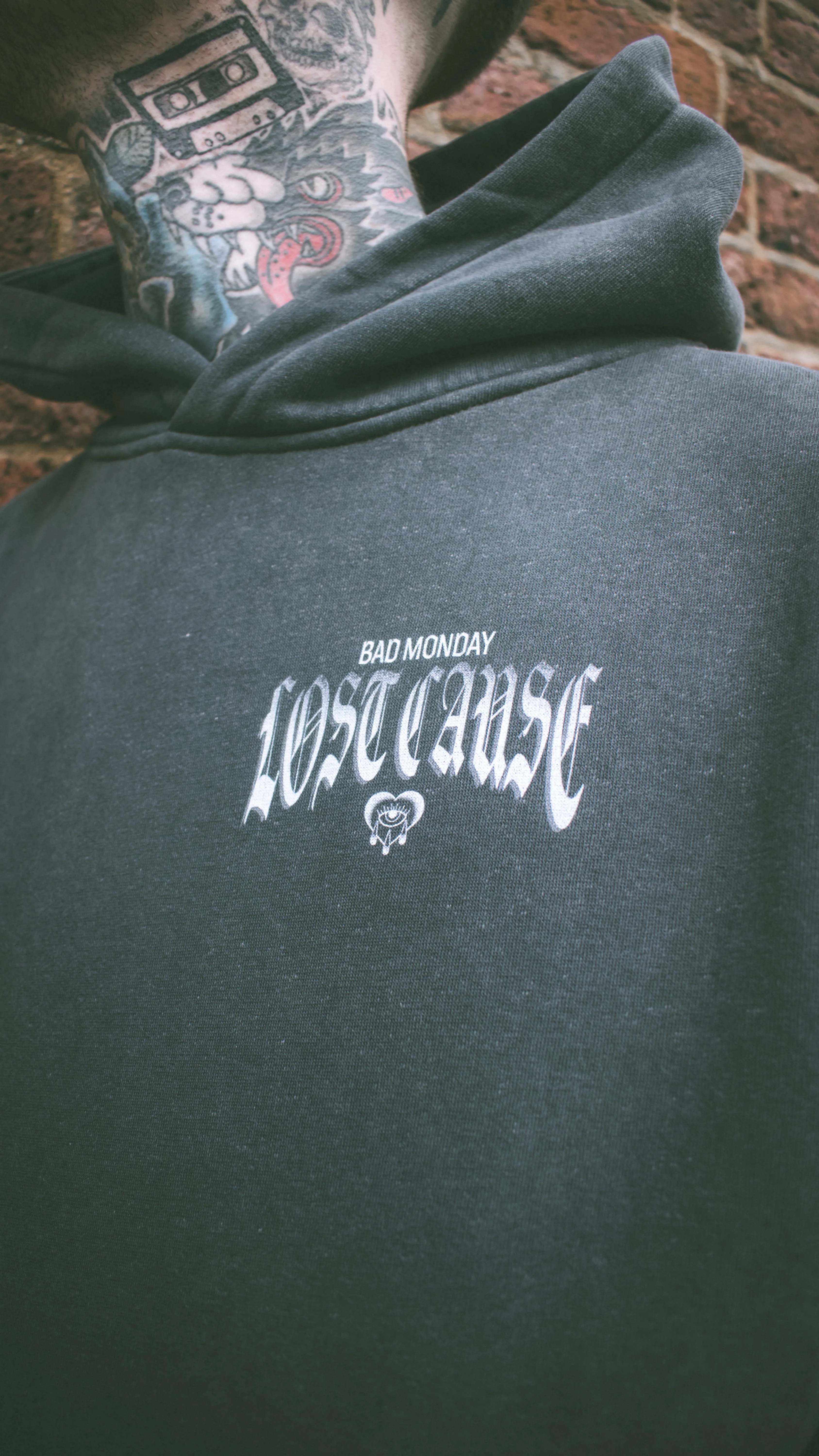 Oversized Lost Cause Hoodie Vintage