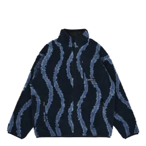 Sherpa Jacket Navy Swirl