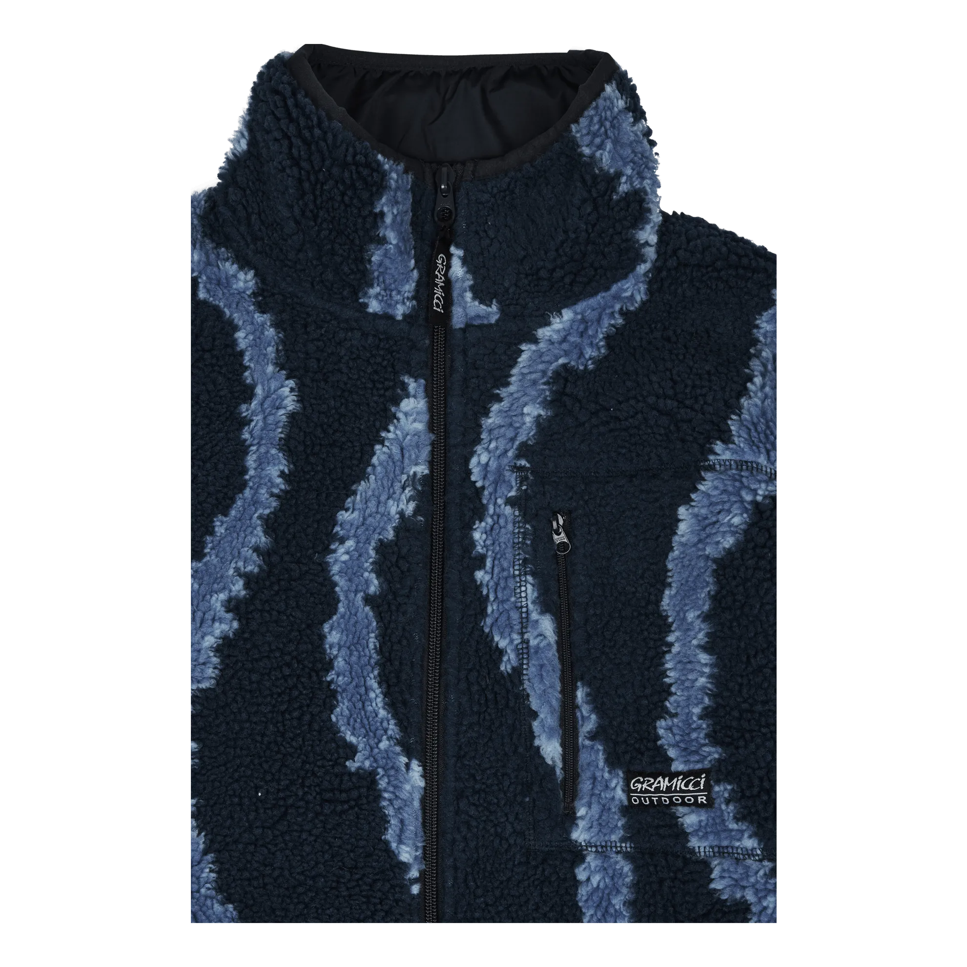 Sherpa Jacket Navy Swirl