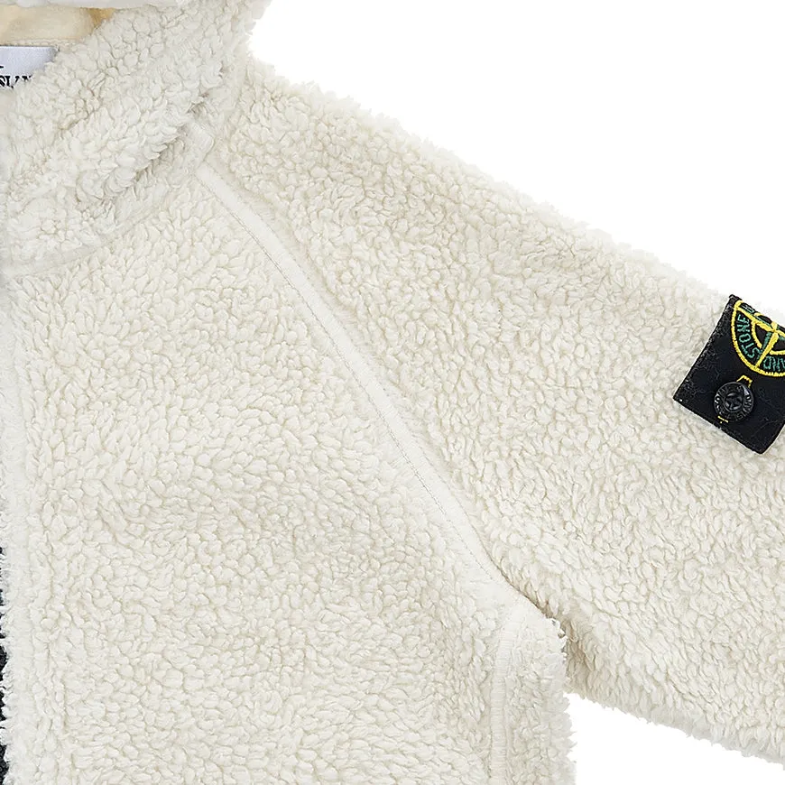 Stone Island Junior Sherpa Fleece Hoodie
