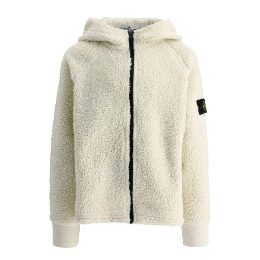 Stone Island Junior Sherpa Fleece Hoodie