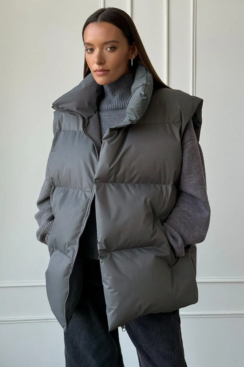 Women's Classic Layered Puffer Vest